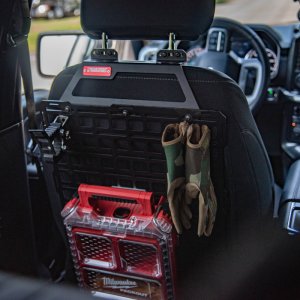 Ford F-250 Seat Back Tech Plate Kit - BuiltRight Industries - `17-`20 Ford F-250 Seat Back Tech Plate Kit - BuiltRight Industries - `17-`20